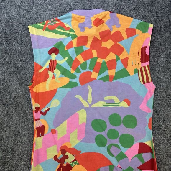 Adidas x Farm Rio Dress Women Extra Small Shirtdress Sporty - Picture 11 of 16